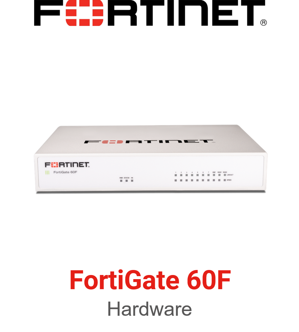 Fortinet FortiGate 60F Firewall Hardware Vorderseite