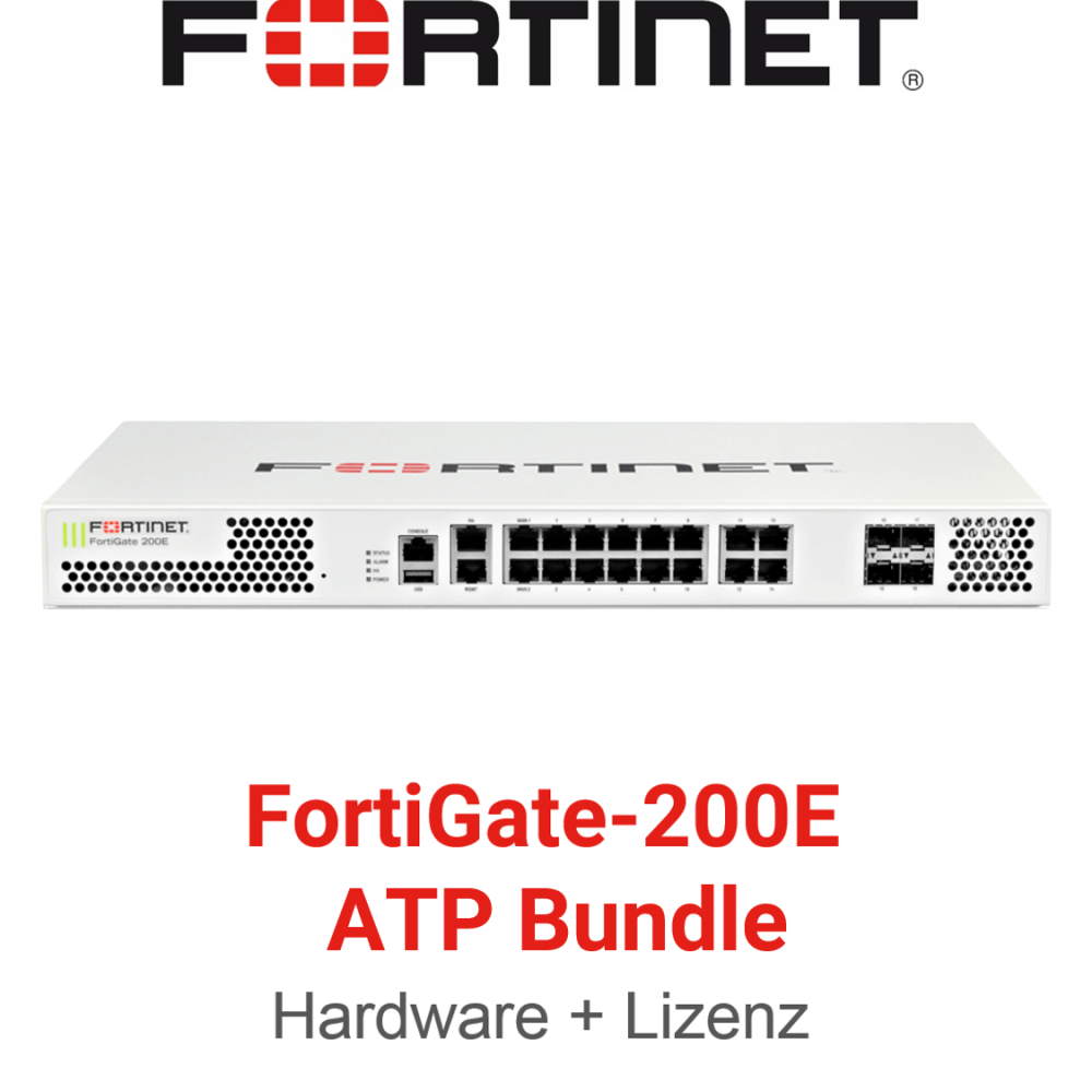 Fortinet FortiGate-200E - ATP Bundle (Hardware + Lizenz)