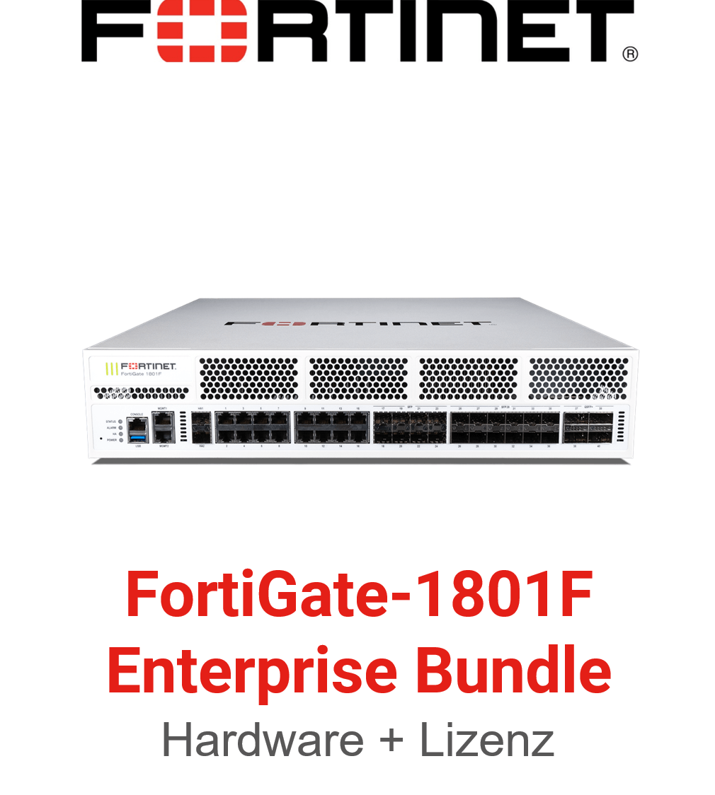 Fortinet FortiGate-1801F - Enterprise Bundle (Hardware + Lizenz)