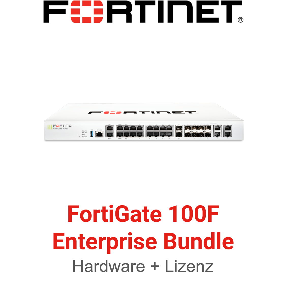 Fortinet FortiGate-100F - Enterprise Bundle (Hardware + Lizenz)