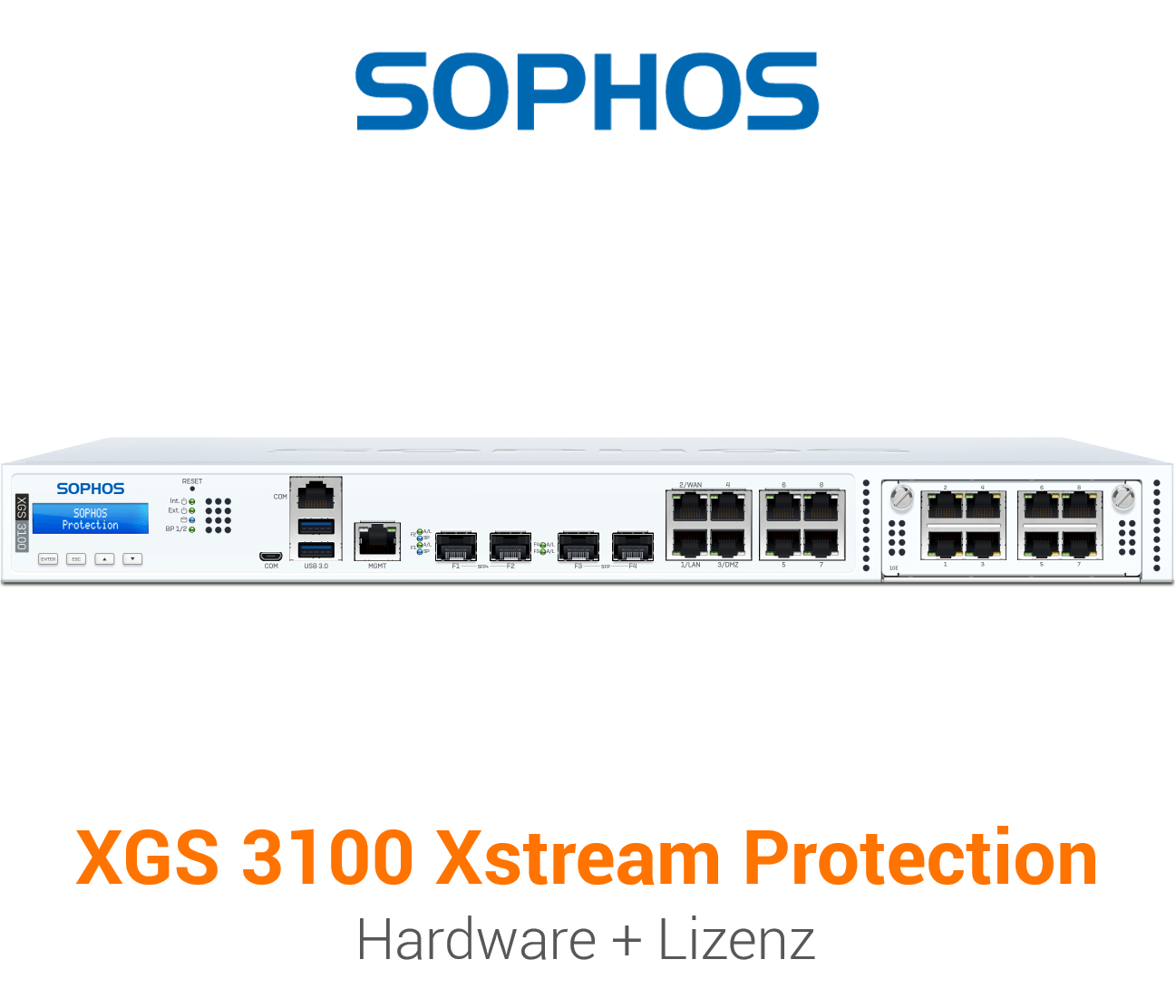 Sophos XGS 3100 mit Xstream Protection