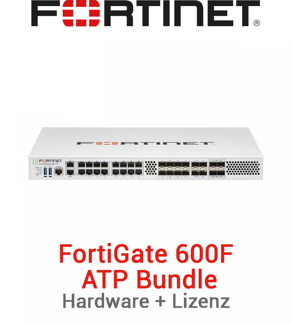 Fortinet FortiGate-600F - ATP Bundle (Hardware + Lizenz)