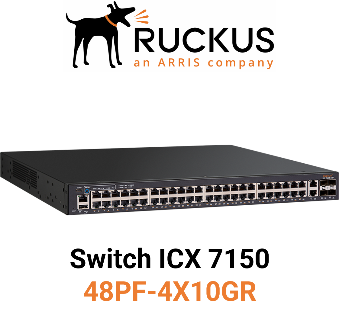 Ruckus ICX7150-48PF-4X10GR Switch