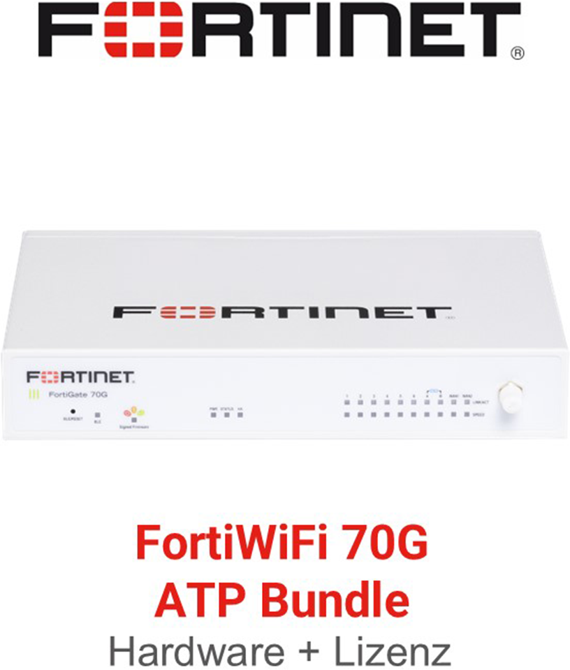 Fortinet FortiWifi-70G  - ATP Bundle (Hardware + Lizenz)