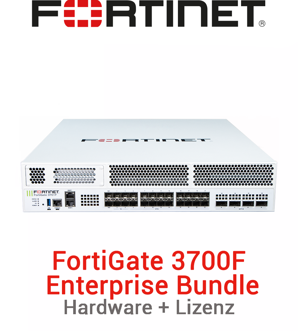 Fortinet FortiGate-3700F - Enterprise Bundle (Hardware + Lizenz)