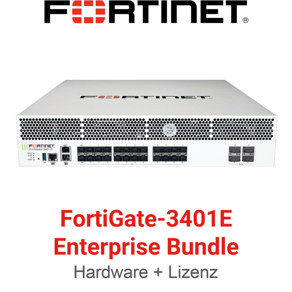 Fortinet FortiGate-3401E - Enterprise Bundle (Hardware + Lizenz)