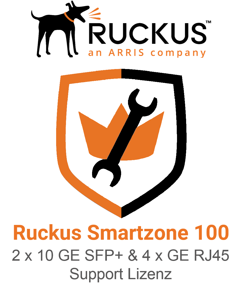 Ruckus Smartzone 100 2x 10GE SFP+ & 4x GE RJ45 Support Lizenz
