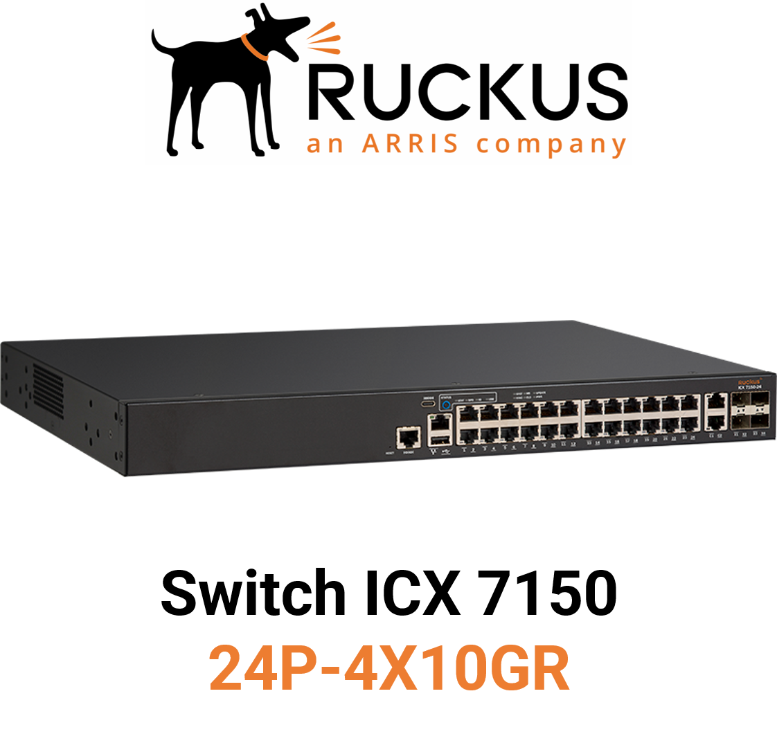 Ruckus ICX7150-24P-4X10GR Switch