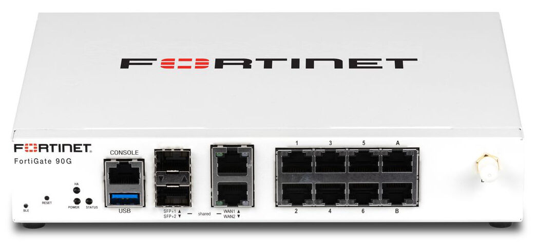 Fortinet FortiGate 90G Firewall Harware Front und Ports