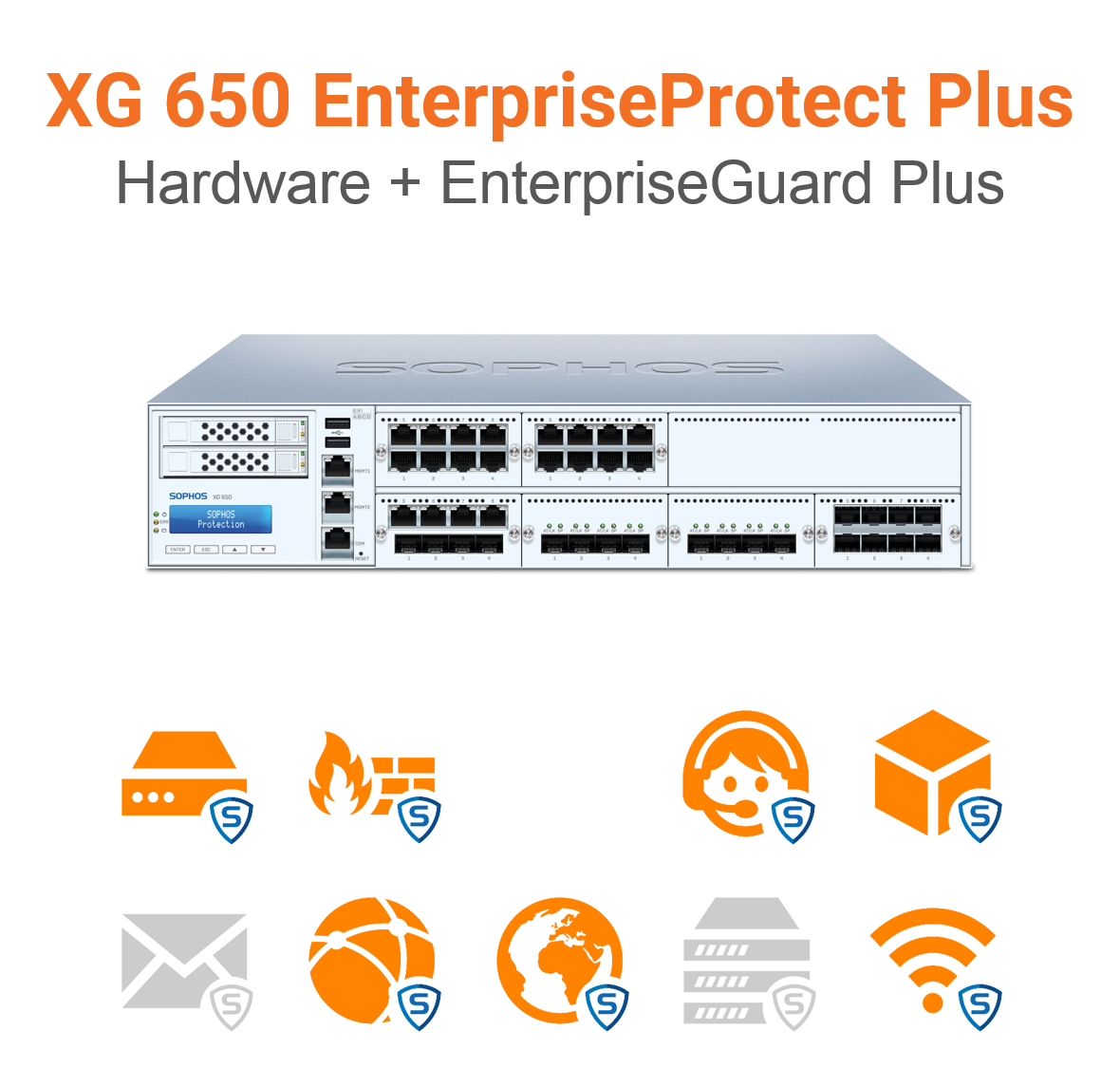 Sophos XG 650 EnterpriseProtect Plus Bundle (Hardware + Lizenz) (End of Sale/Life)