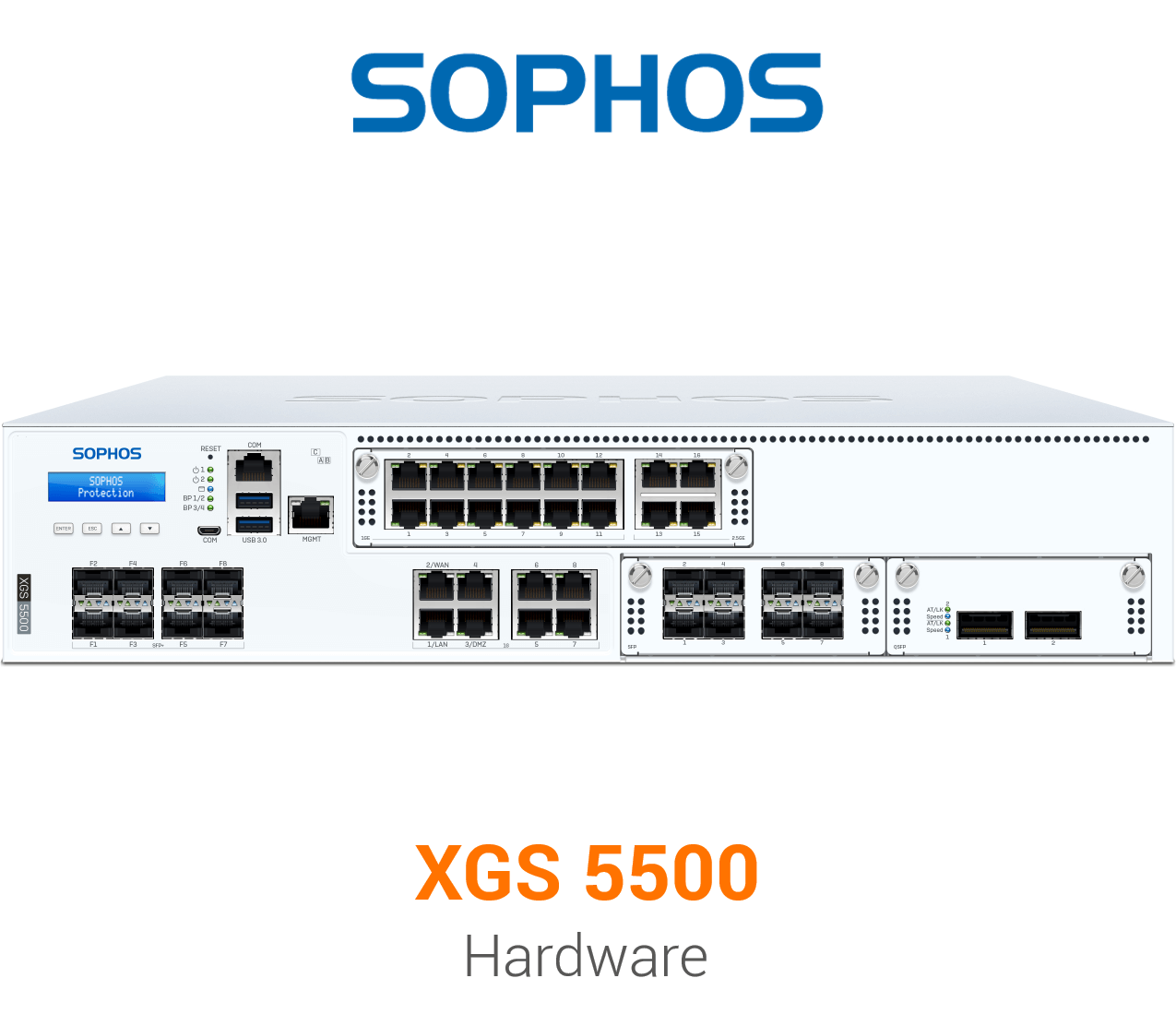 Sophos XGS 5500 Firewall Hardware Vorderseite