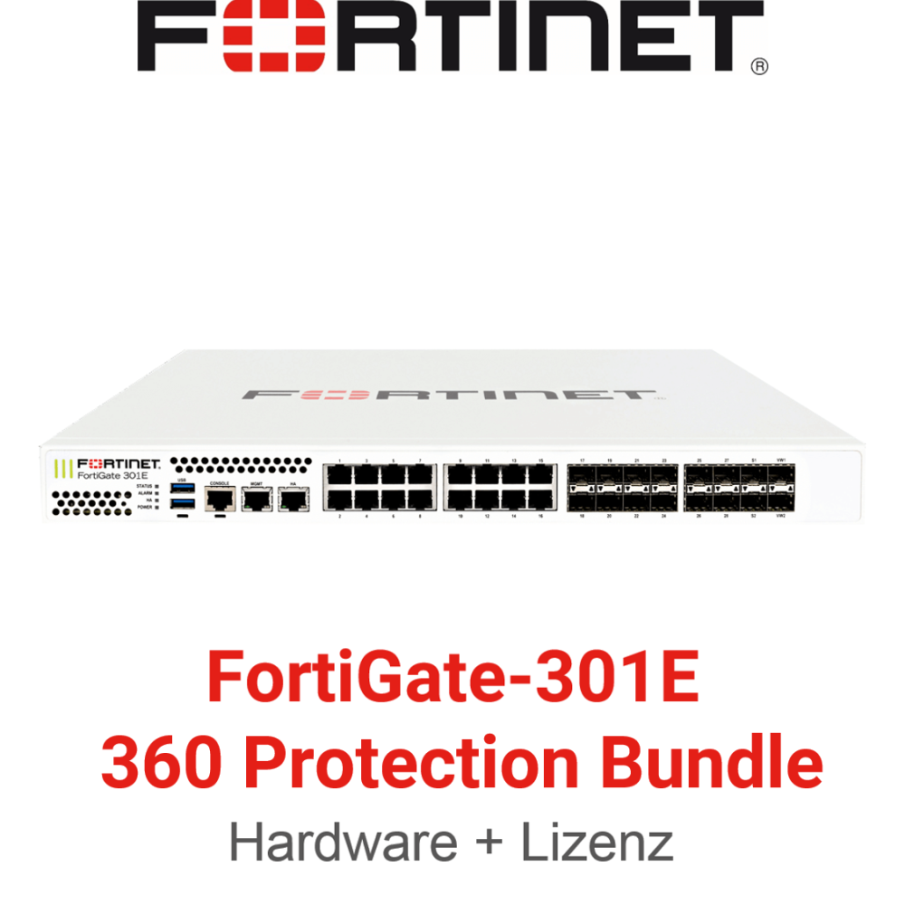Fortinet FortiGate-301E - 360 Bundle (Hardware + Lizenz)