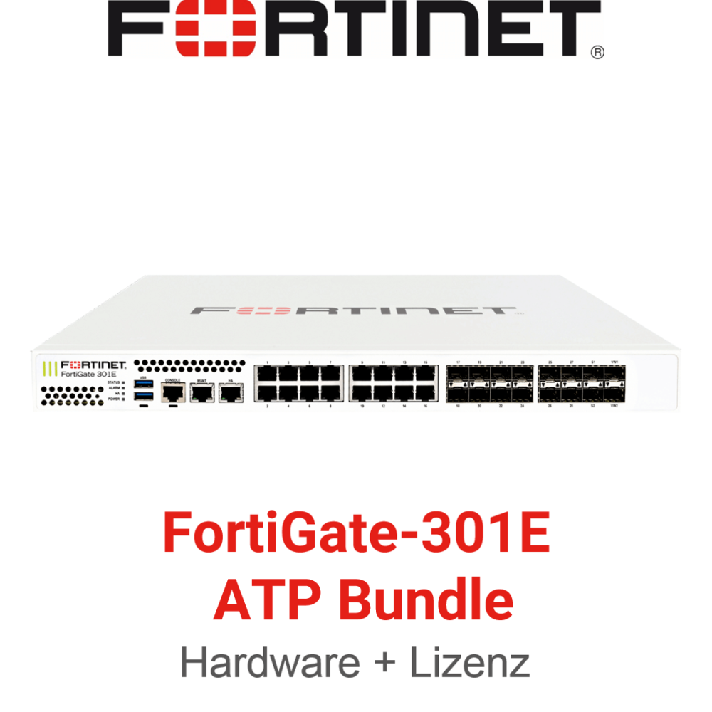 Fortinet FortiGate-301E - ATP Bundle (Hardware + Lizenz)