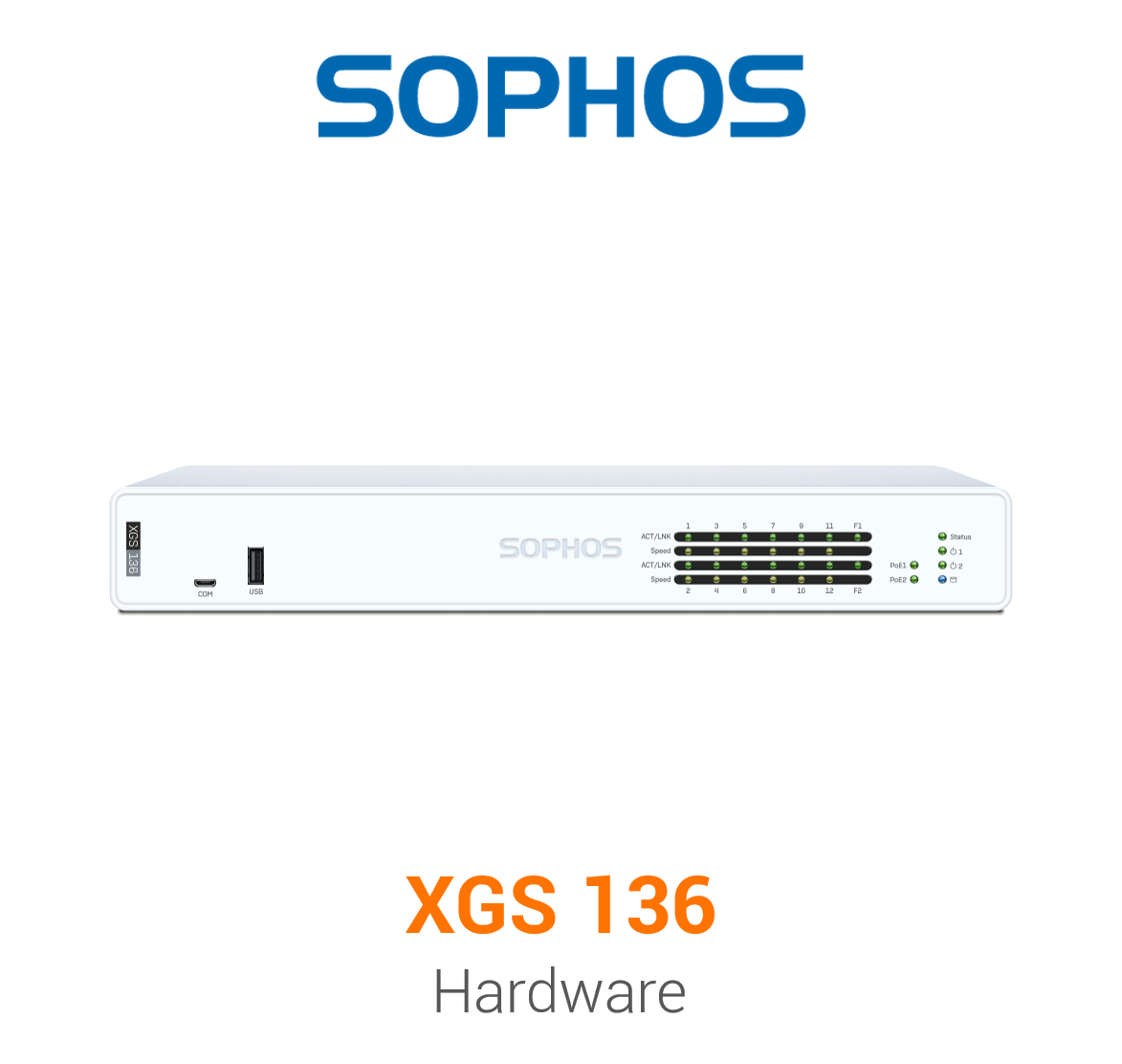 Sophos XGS 136 Firewall Hardware Vorderseite