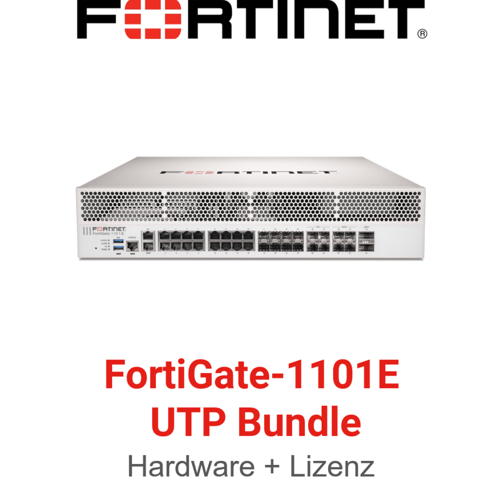 Fortinet FortiGate-1101E - UTM/UTP Bundle (Hardware + Lizenz)
