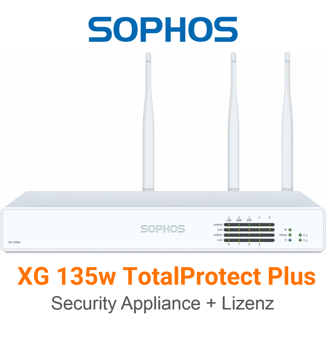 Sophos XG 135w TotalProtect Plus Bundle (Hardware + Lizenz)