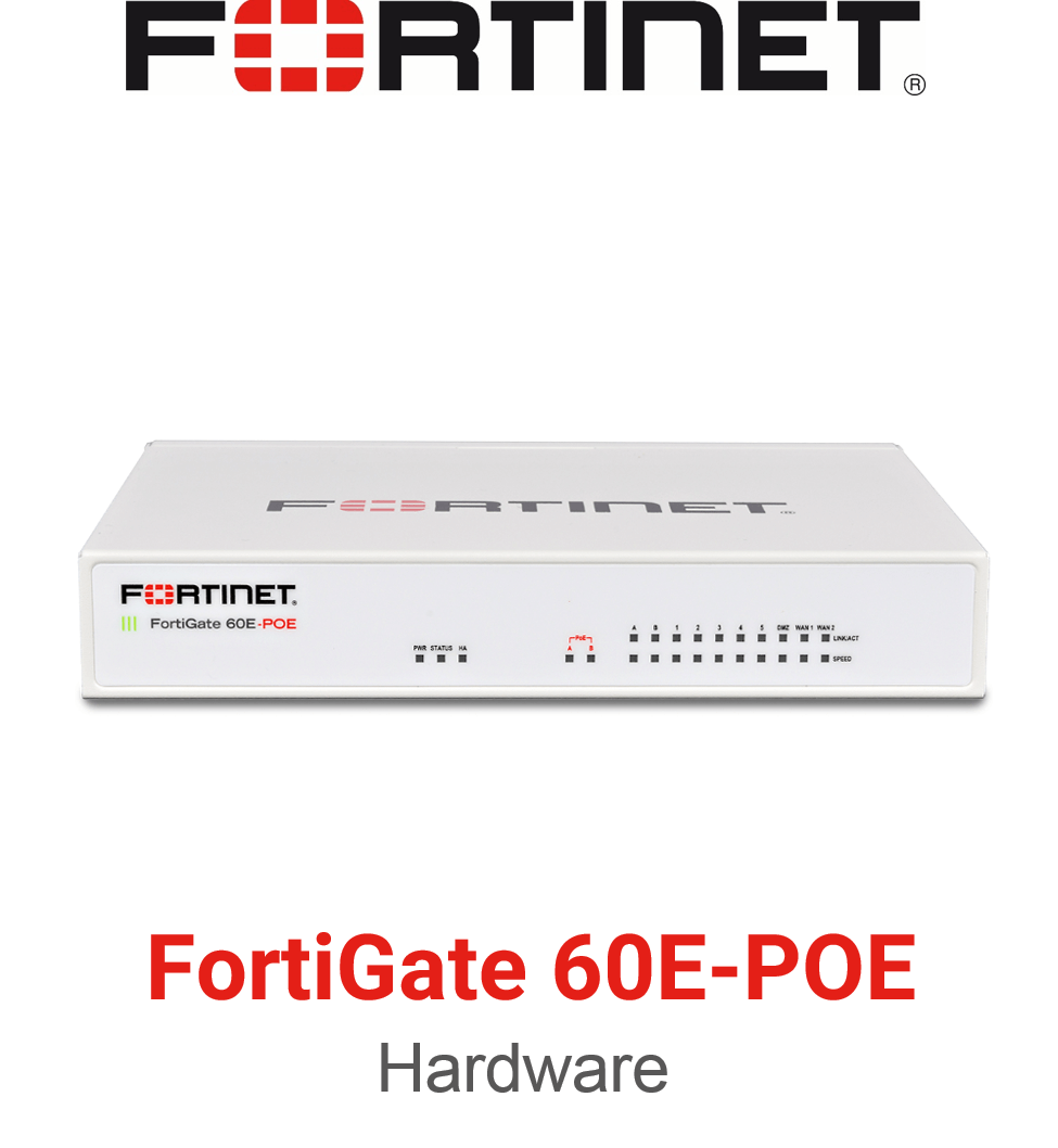 Fortinet FortiGate 60E POE Firewall FG 60E POE EnBITCon Systemhaus