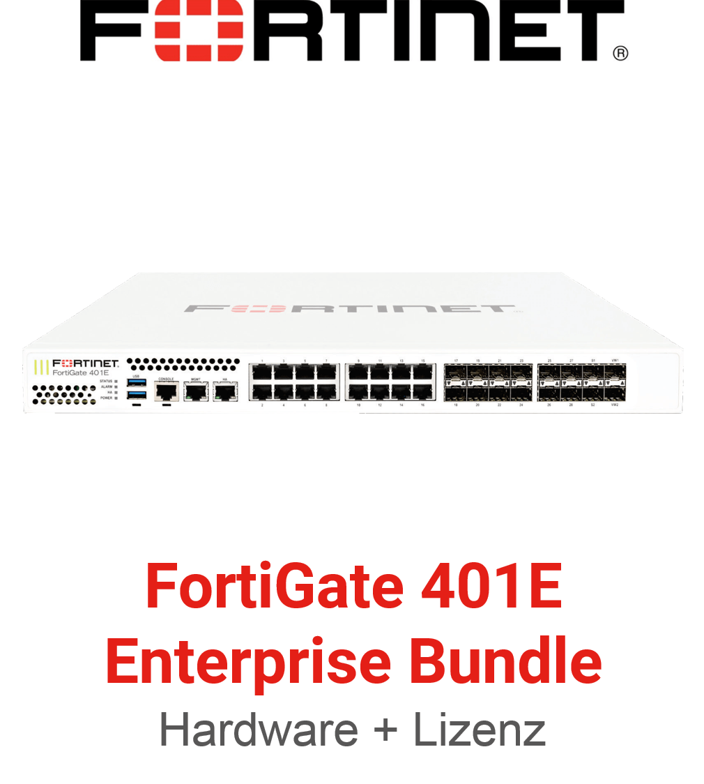 Fortinet FortiGate-401E - Enterprise Bundle (Hardware + Lizenz)