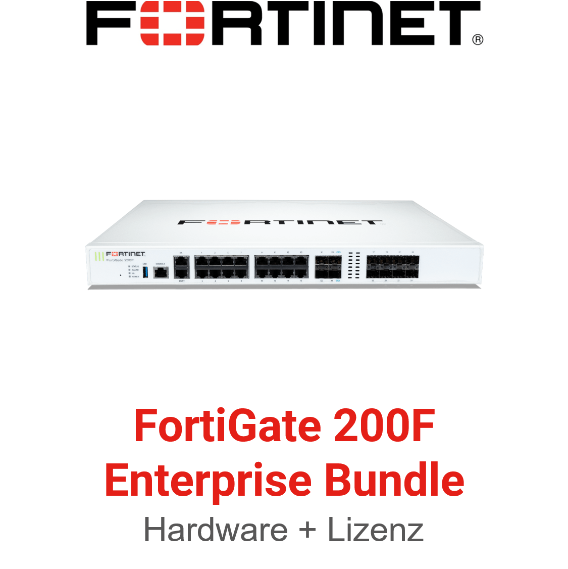 Fortinet FortiGate-200F - Enterprise Bundle (Hardware + Lizenz)