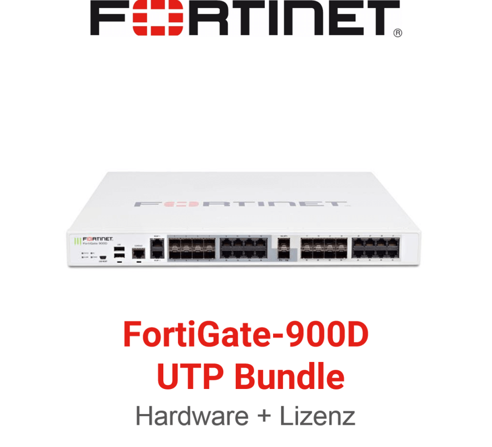 Fortinet FortiGate-900D - UTM/UTP Bundle (Hardware + Lizenz)