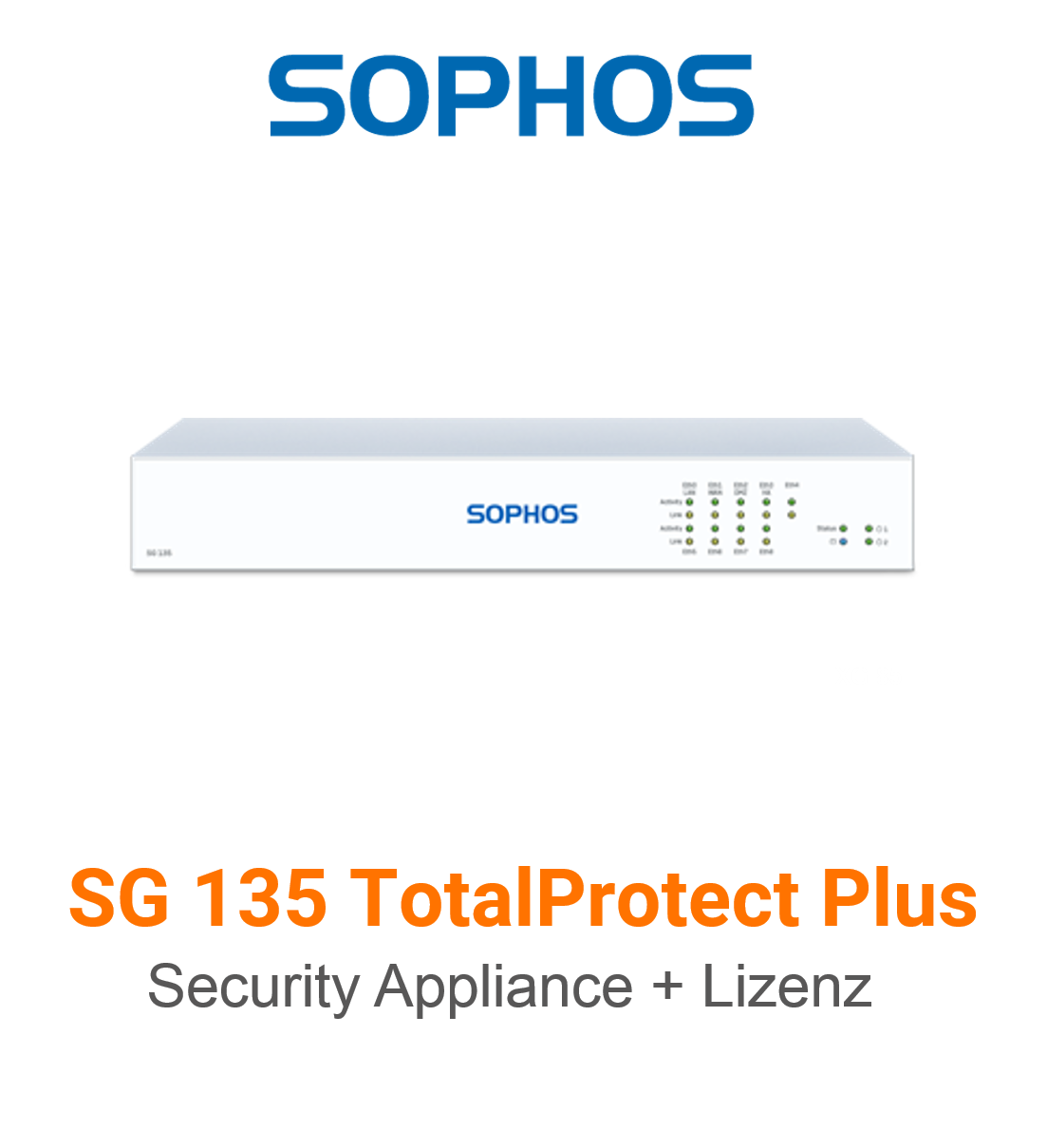 Sophos SG 135 TotalProtect Plus Bundle (Hardware + Lizenz)