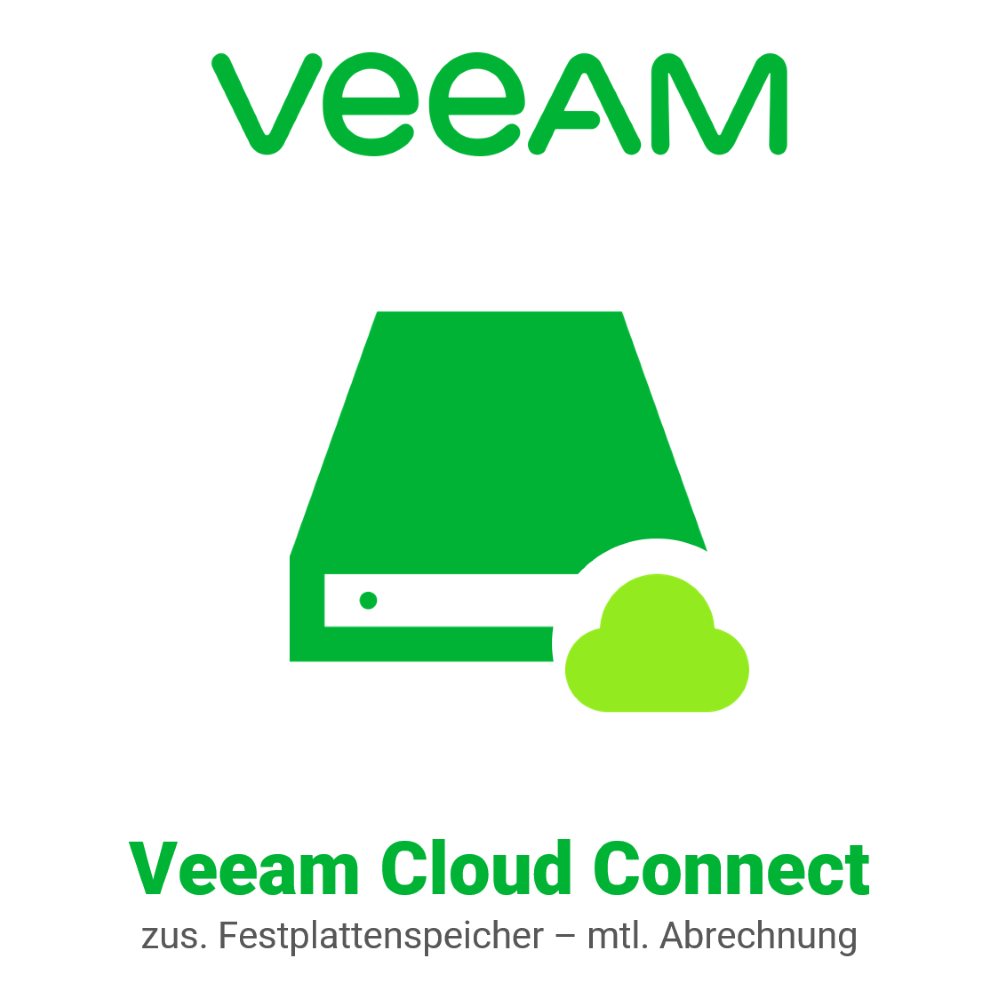 Veeam Cloud Connect - zusätzlicher Festplattenspeicher