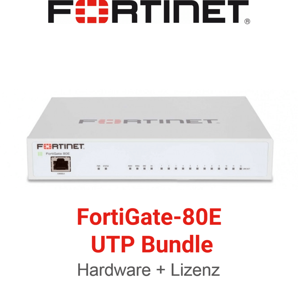 Fortinet FortiGate-80E - UTM/UTP Bundle (End of Sale/Life)