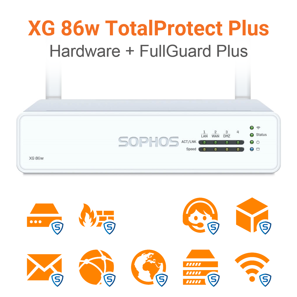Sophos XG 86w TotalProtect Plus Bundle (Hardware + Lizenz)