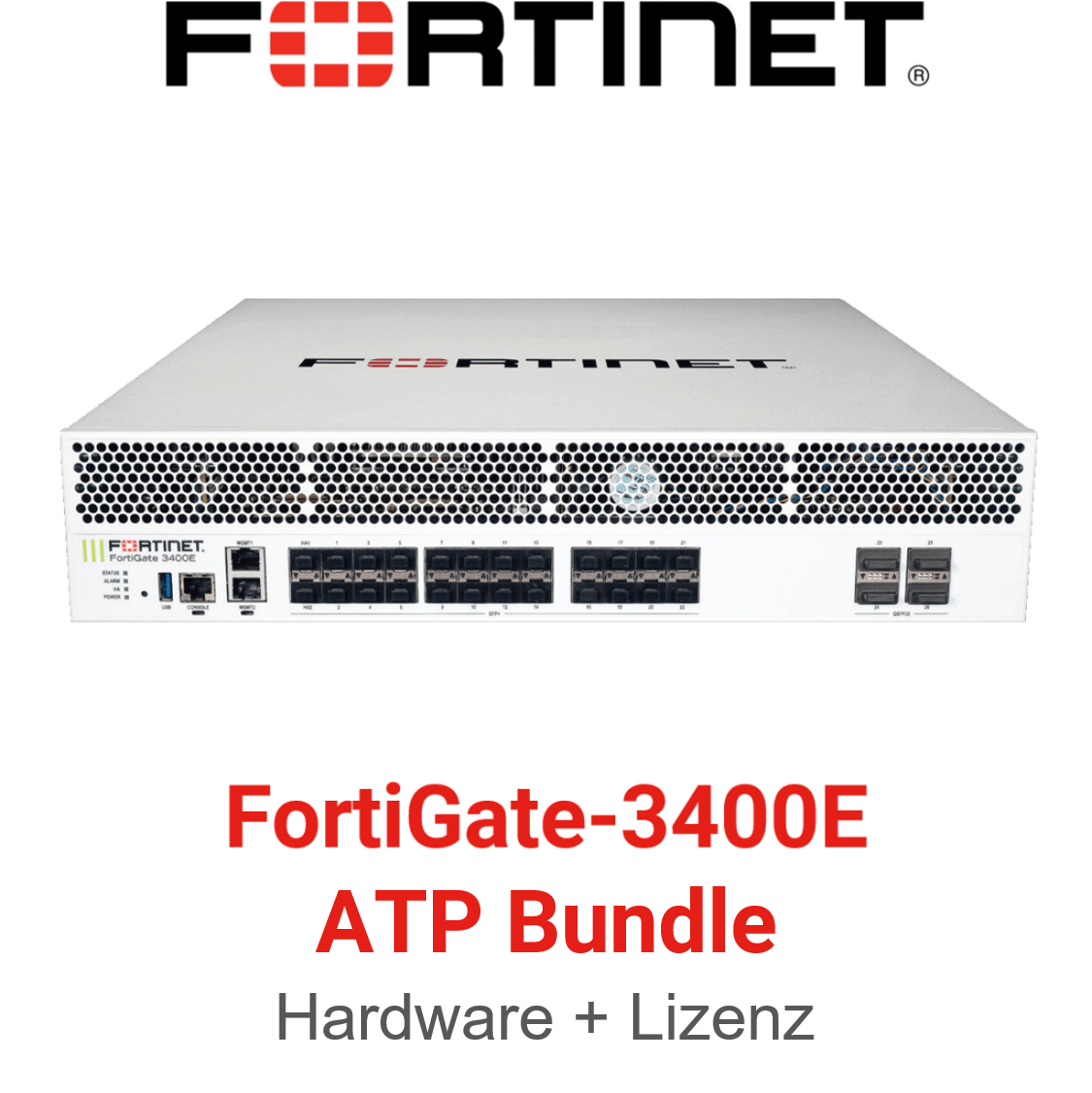 Fortinet FortiGate-3400E - ATP Bundle (Hardware + Lizenz)