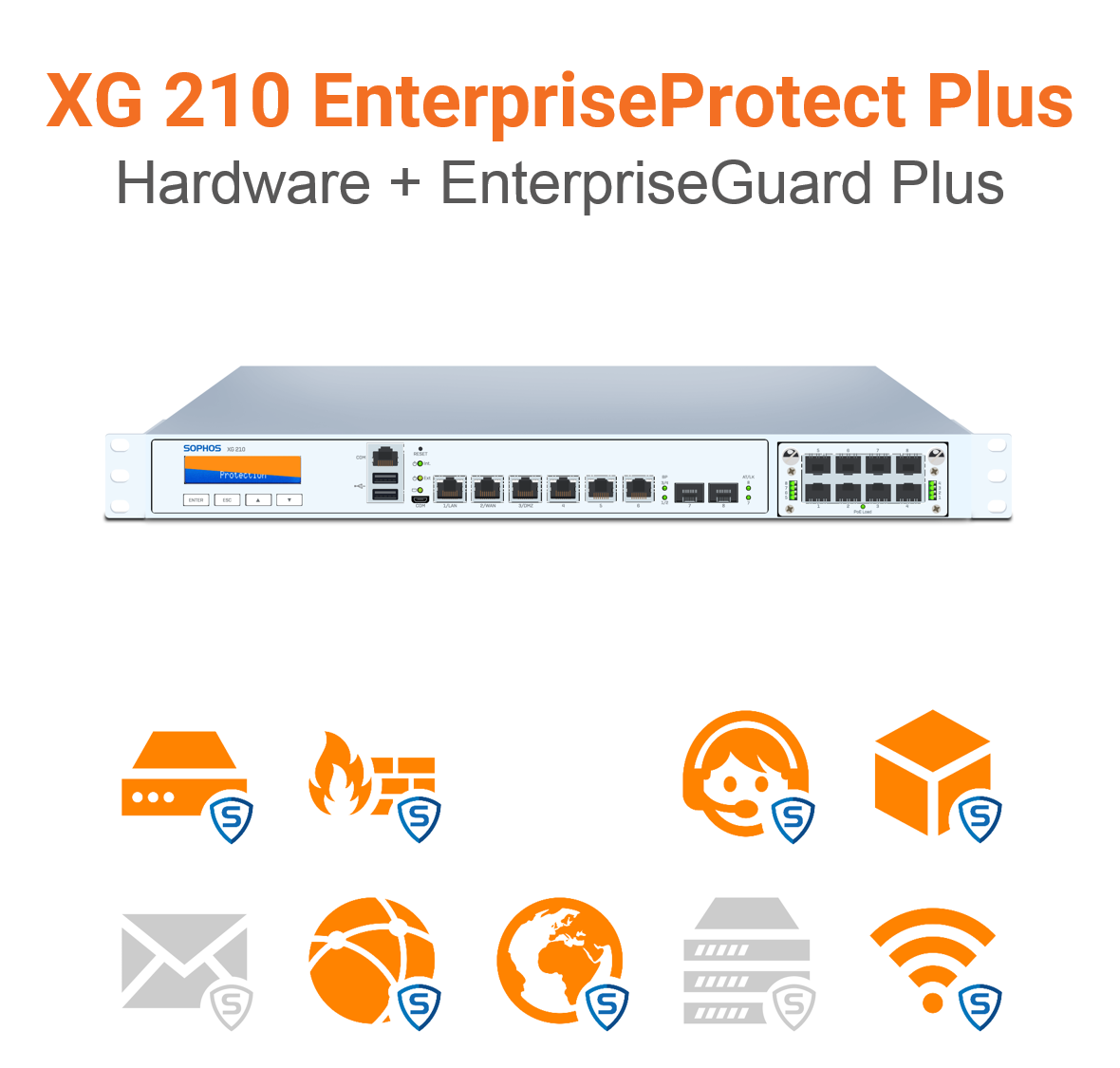 Sophos XG 210 EnterpriseProtect Plus Bundle (End of Sale/Life)