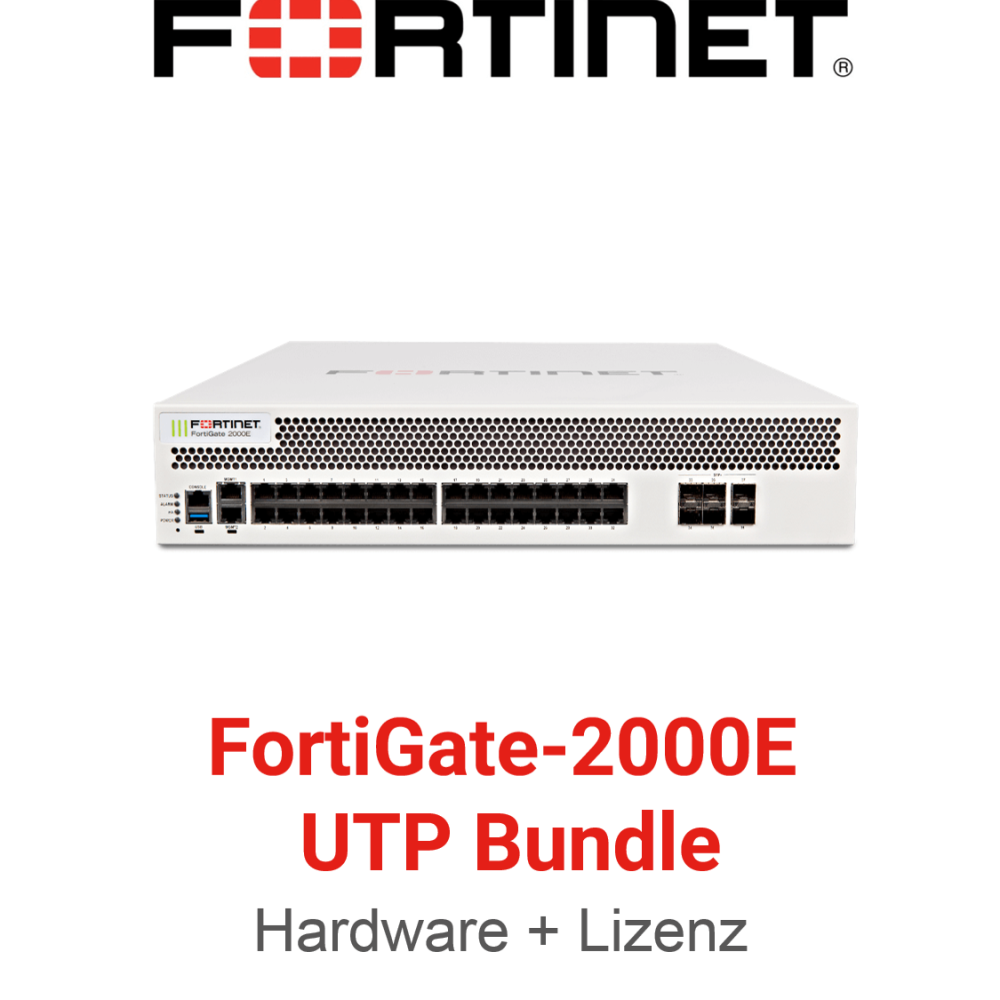 Fortinet FortiGate-2000E - UTM/UTP Bundle (Hardware + Lizenz)