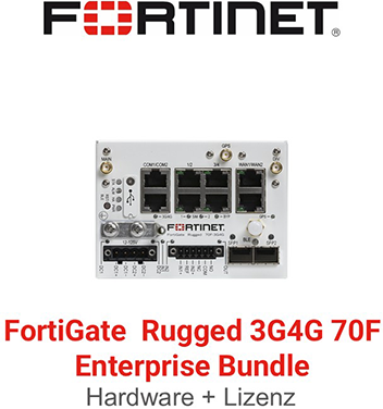 Fortinet FortiGateRugged-70F 3G4G - Enterprise Bundle (Hardware + Lizenz)