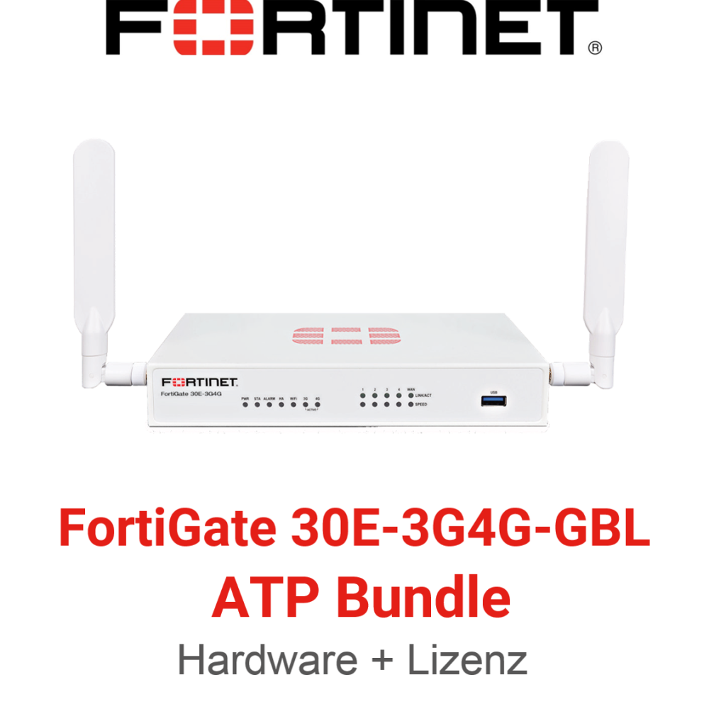 Fortinet FortiGate FG-30E-3G4G-GBL - ATP Bundle (Hardware + Lizenz)