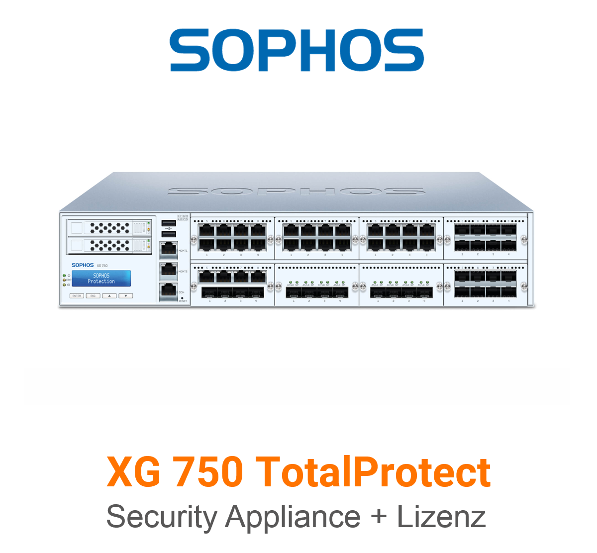 Sophos XG 750 TotalProtect Bundle (Hardware + Lizenz) (End of Sale/Life)