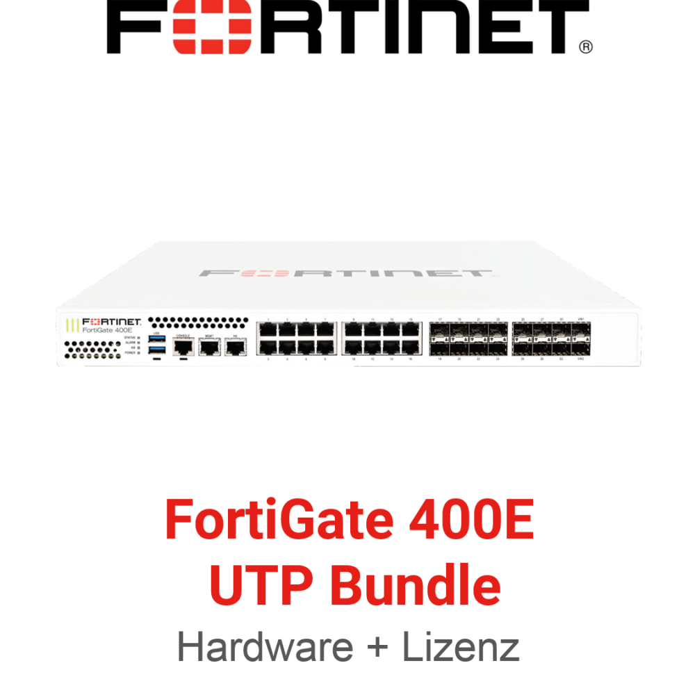 Fortinet FortiGate-400E - UTM/UTP Bundle (Hardware + Lizenz)