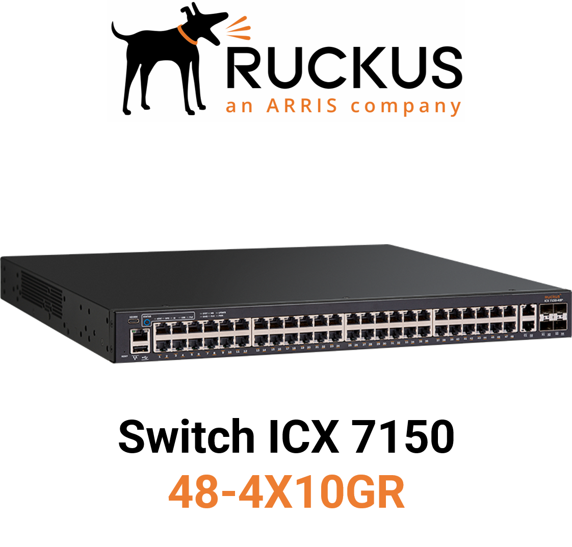 Ruckus ICX7150-48-4X10GR Switch