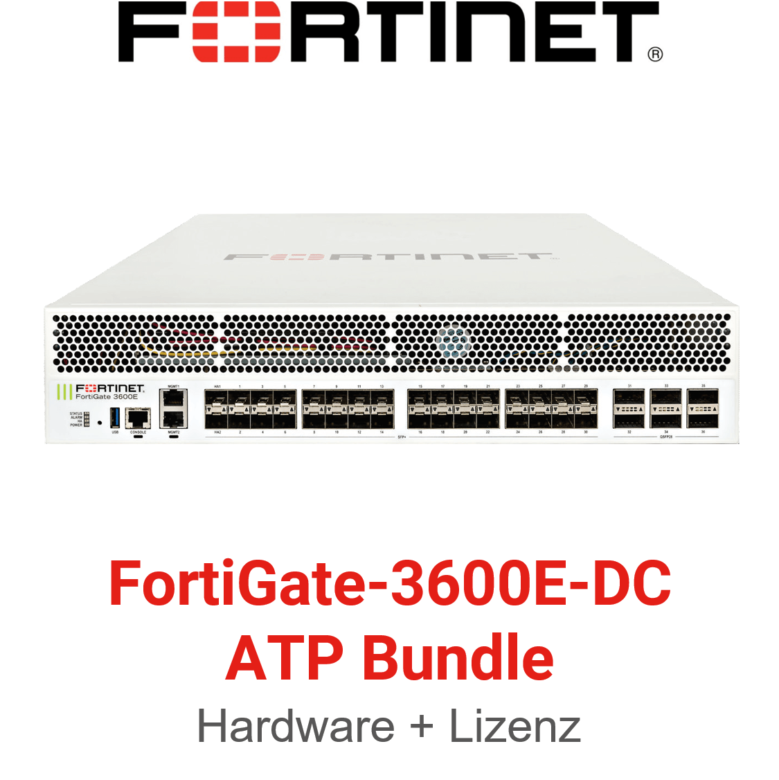 Fortinet FortiGate-3600E-DC - ATP Bundle (Hardware + Lizenz)
