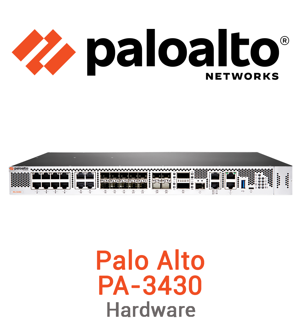Palo Alto PA-3430 Hardware Appliance
