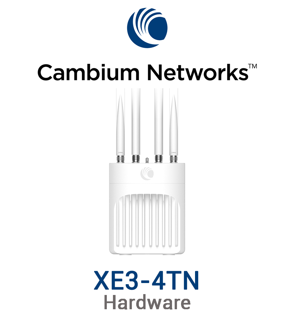 Cambium Access Point XE3-4TN Vorschaubild mit Cambium Networks Logo und Modellbezeichnung