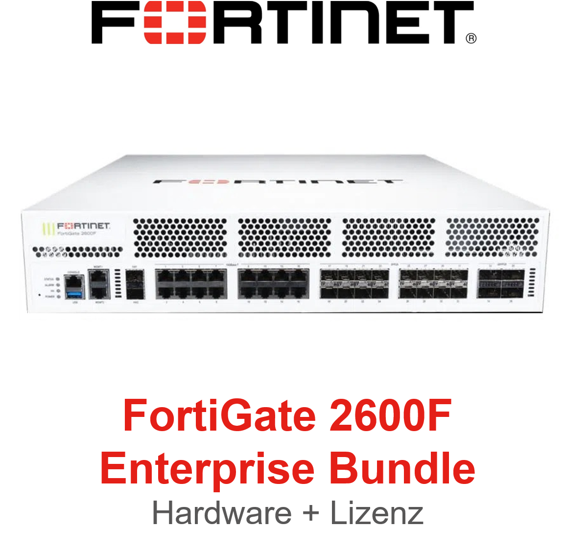 Fortinet FortiGate 2600F - Enterprise Bundle (Hardware + Lizenz)