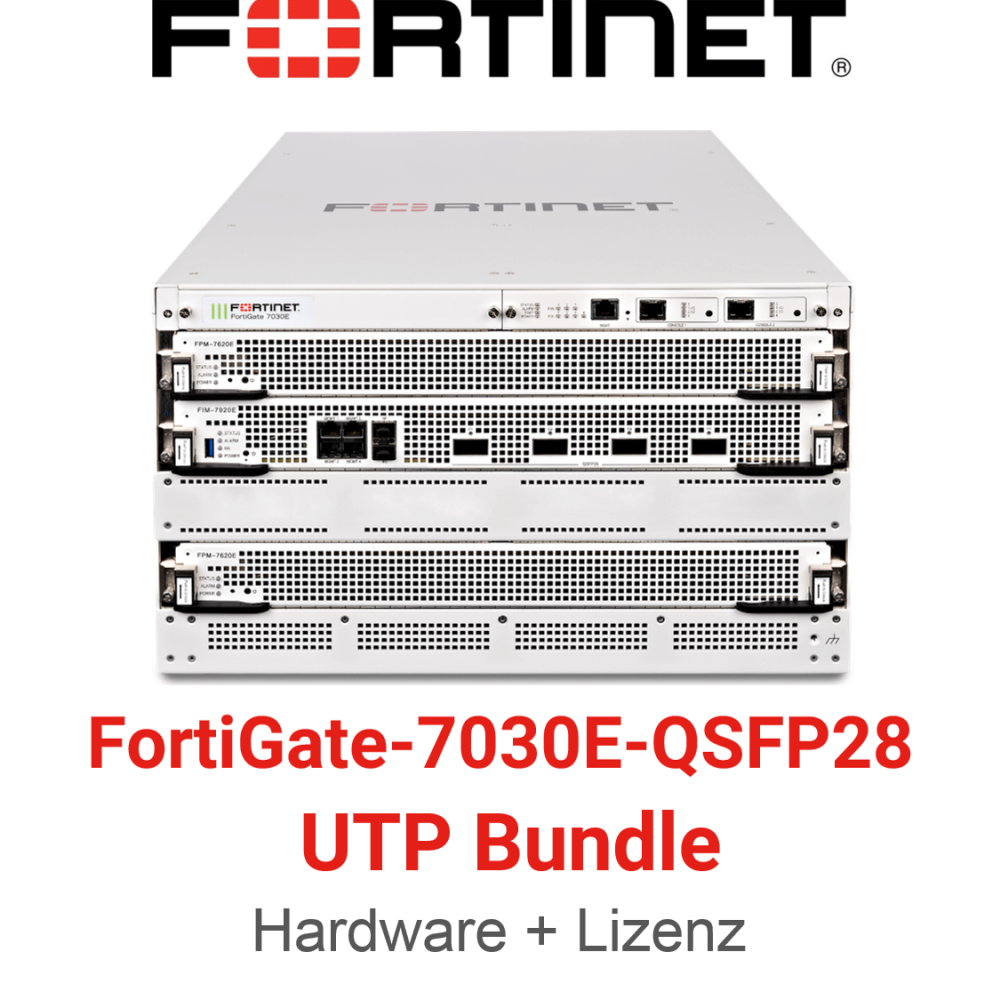 Fortinet FortiGate-7030E-QSFP28 - UTM/UTP Bundle (Hardware + Lizenz)
