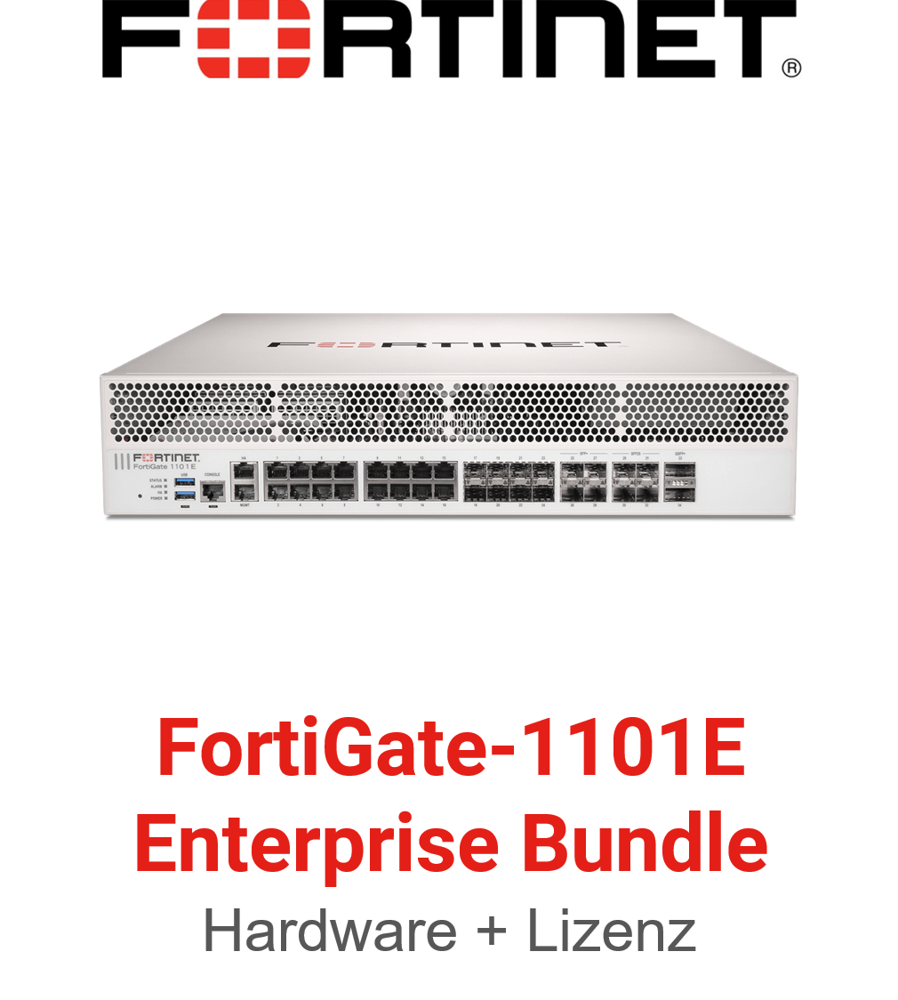 Fortinet FortiGate-1101E - Enterprise Bundle (Hardware + Lizenz)