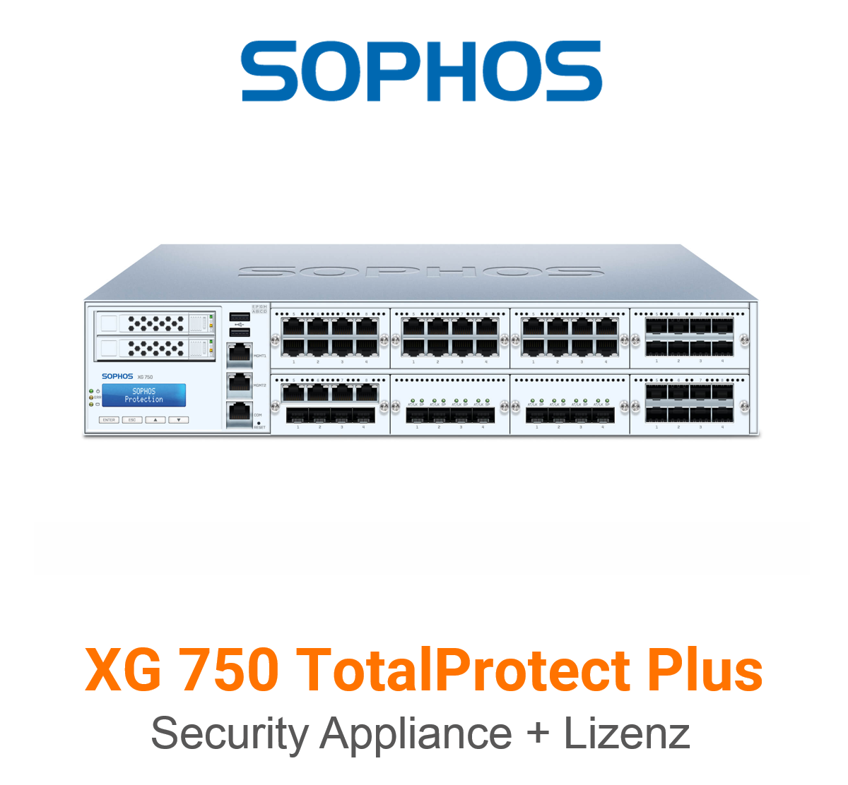 Sophos XG 750 TotalProtect Plus Bundle (Hardware + Lizenz) (End of Sale/Life)