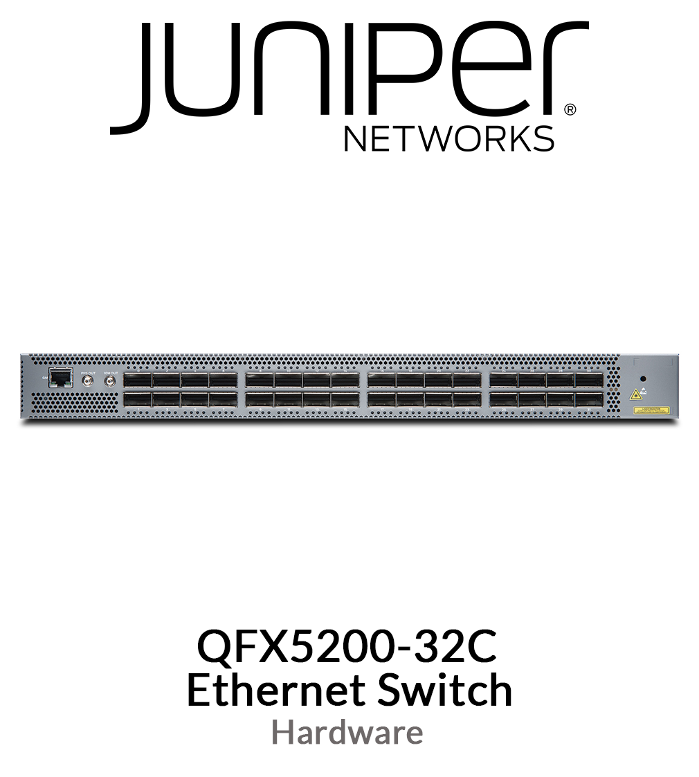 Juniper Networks QFX5200, 32X100G, 2AC, B2, FLEX