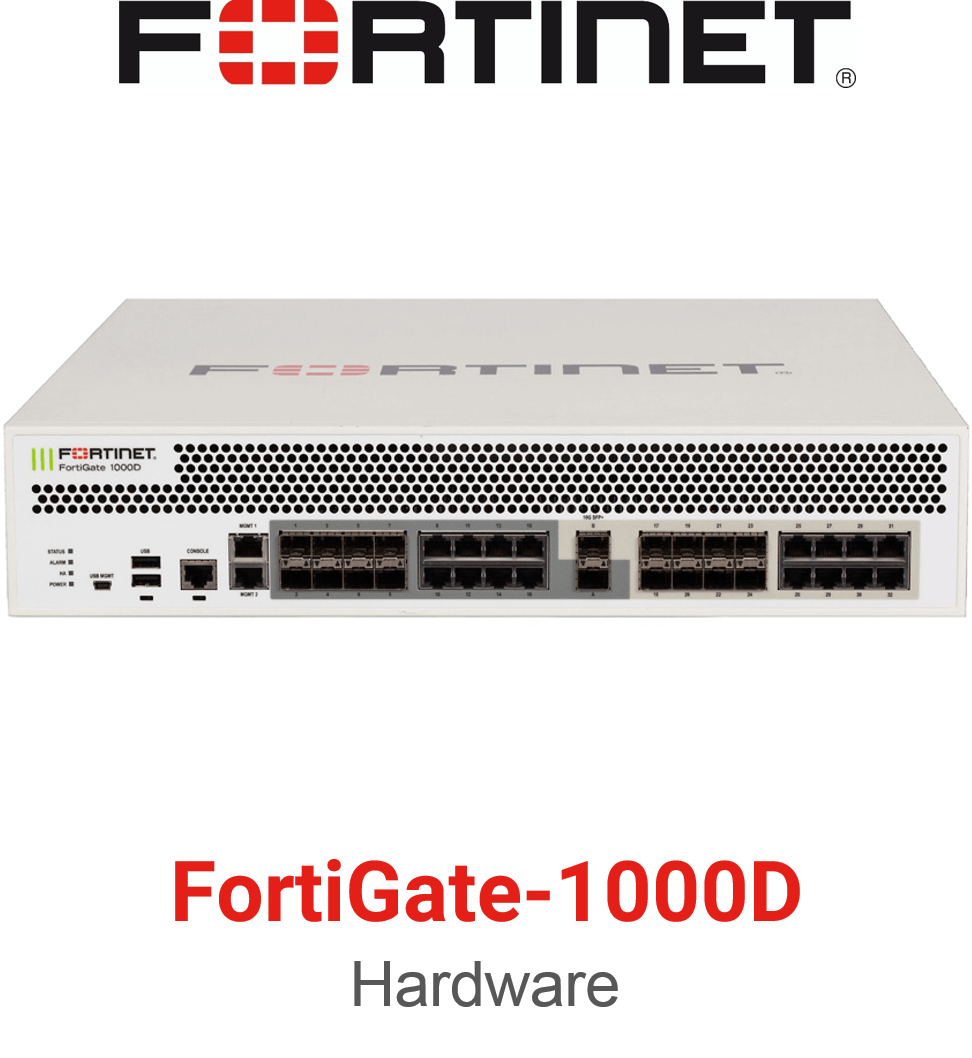Fortinet FortiGate 1000D Firewall (End of Sale/Life)