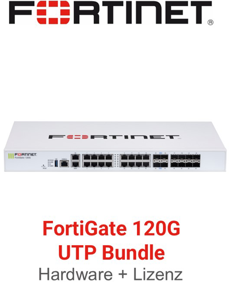 Fortinet FortiGate-120G - UTM/UTP Bundle (Hardware + Lizenz)