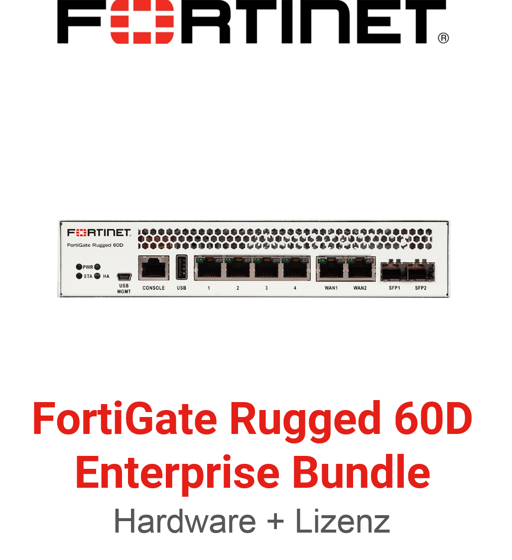 Fortinet FortiGateRugged-60D - Enterprise Bundle (End of Sale/Life)