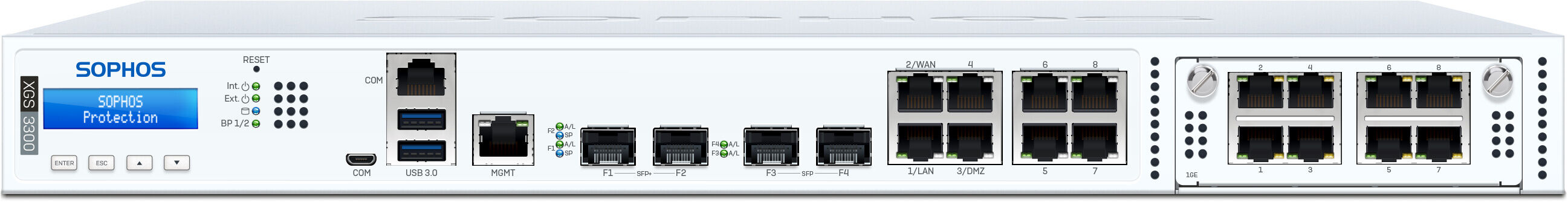 Sophos XGS 3300 Firewall Vorderseite