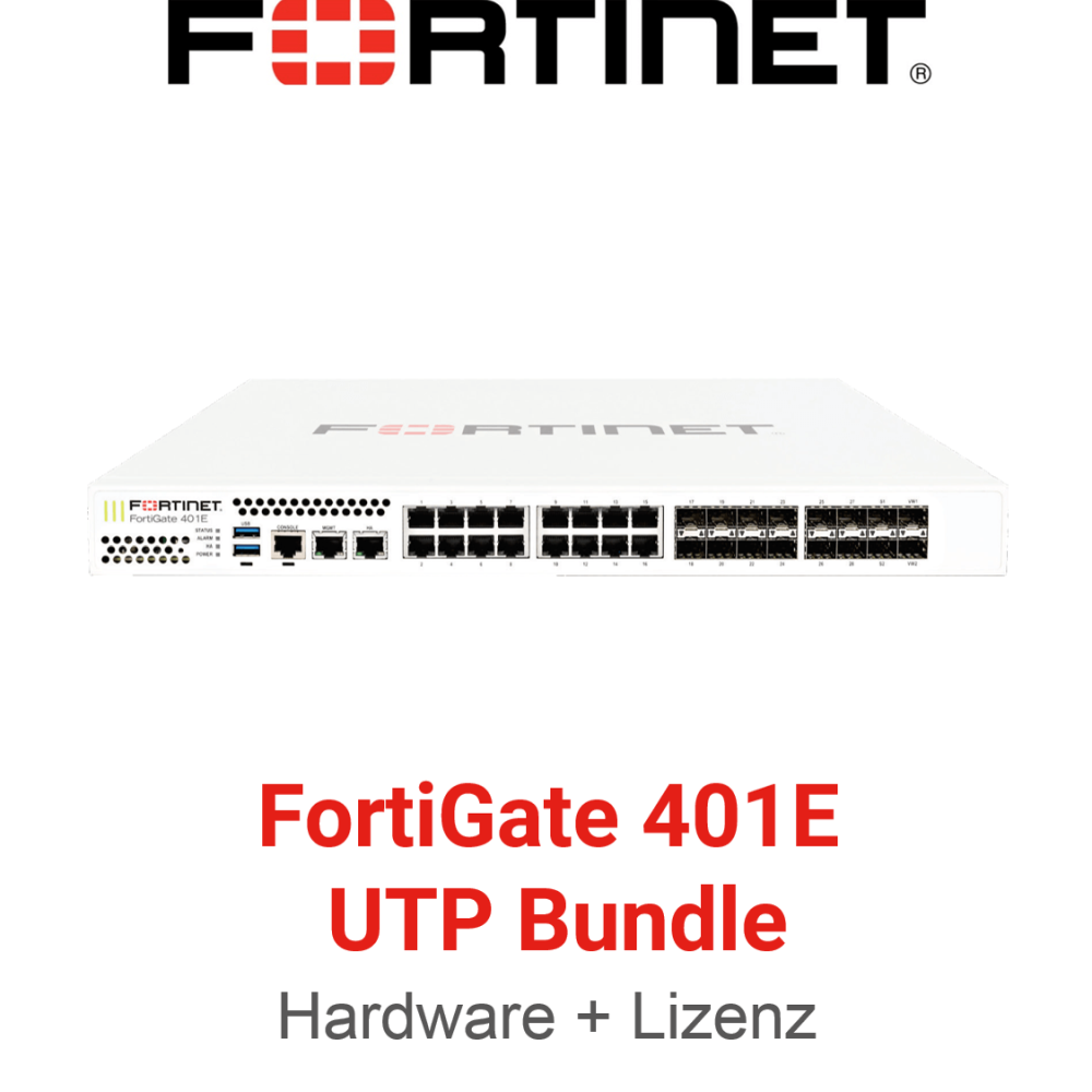 Fortinet FortiGate-401E - UTM/UTP Bundle (Hardware + Lizenz)
