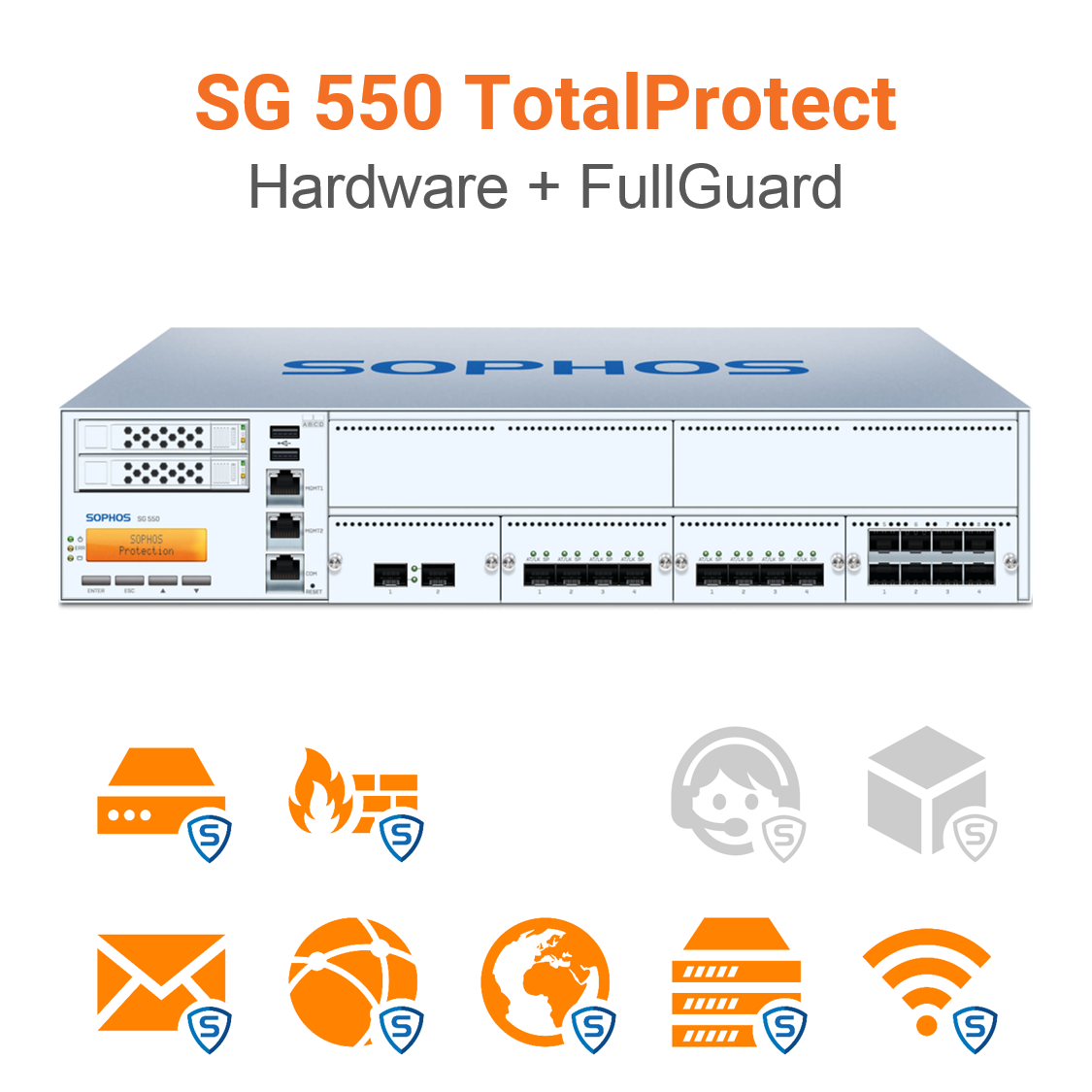 Sophos SG 550 TotalProtect Bundle (Hardware + Lizenz)